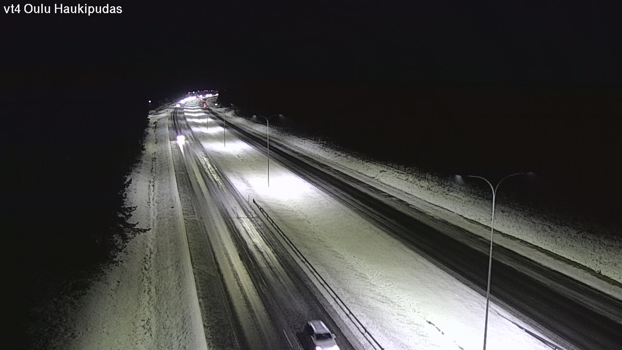 Weather Camera Image Road 4 Oulu, Haukipudas, Oulu, Pohjois-Pohjanmaa
