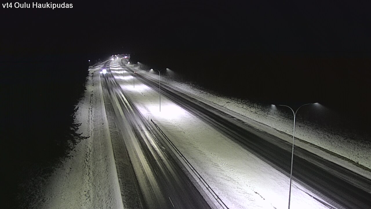 Weather Camera Image Road 4 Oulu, Haukipudas, Oulu, Pohjois-Pohjanmaa