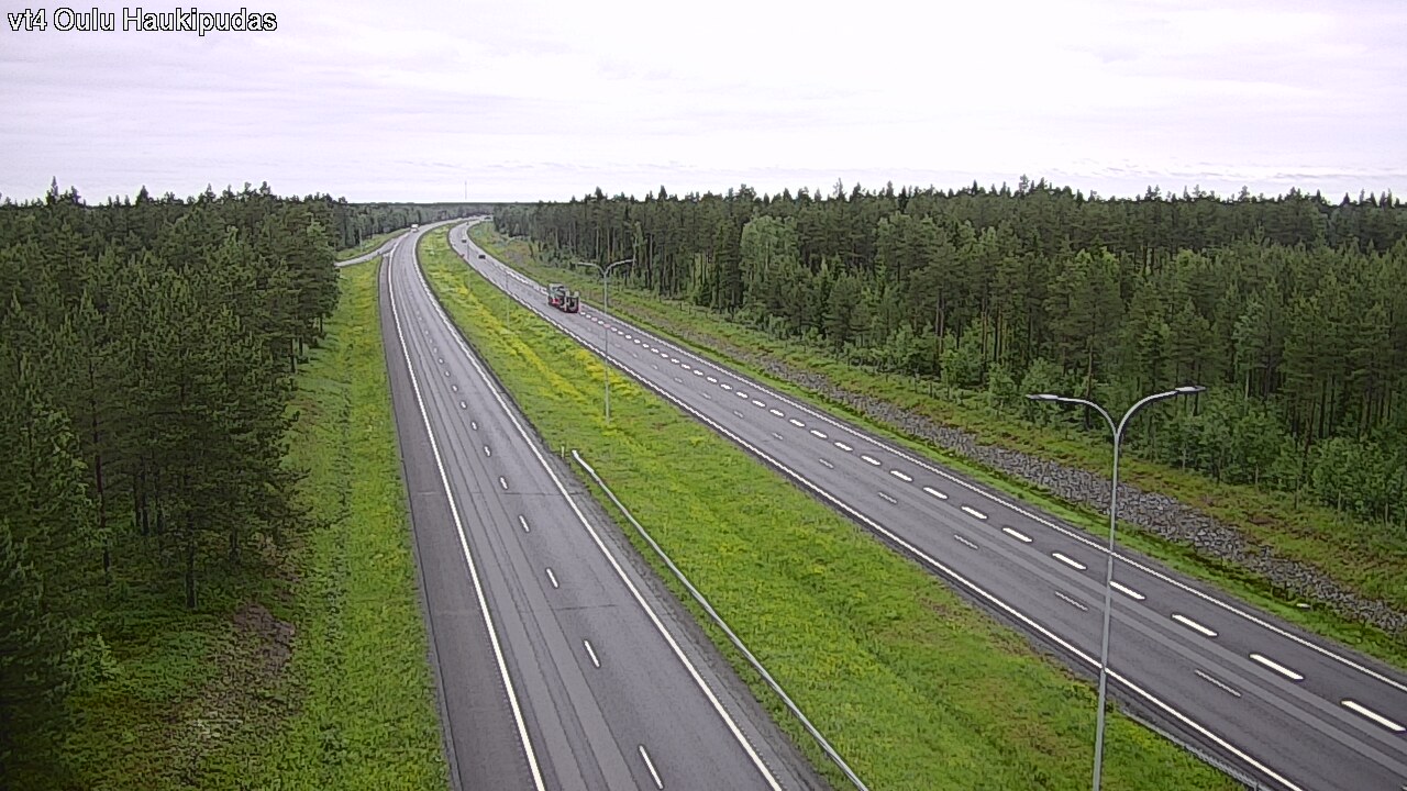 Weather Camera Image Road 4 Oulu, Haukipudas, Oulu, Pohjois-Pohjanmaa