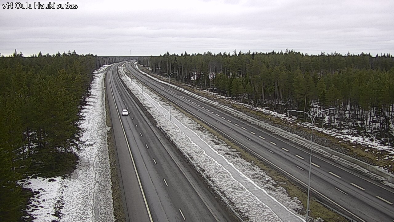 Weather Camera Image Road 4 Oulu, Haukipudas, Oulu, Pohjois-Pohjanmaa