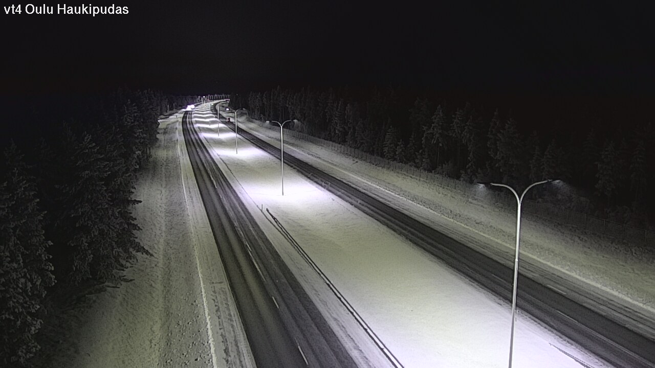 Weather Camera Image Road 4 Oulu, Haukipudas, Oulu, Pohjois-Pohjanmaa