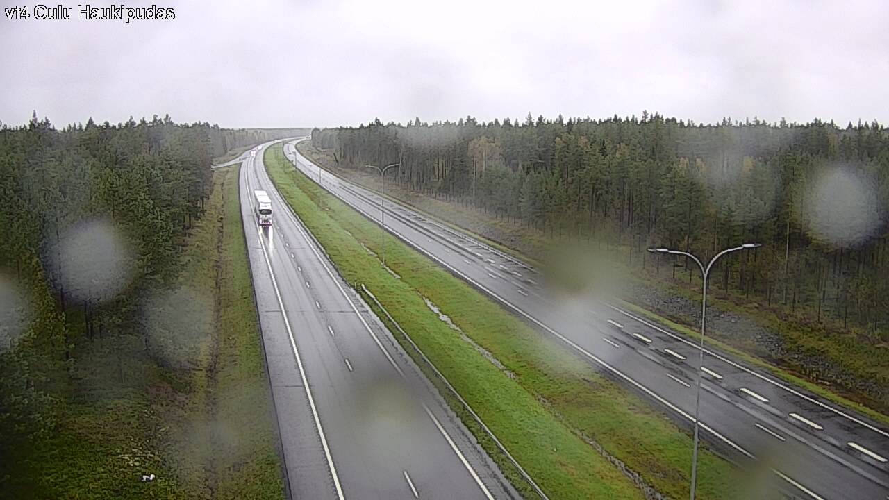 Weather Camera Image Road 4 Oulu, Haukipudas, Oulu, Pohjois-Pohjanmaa