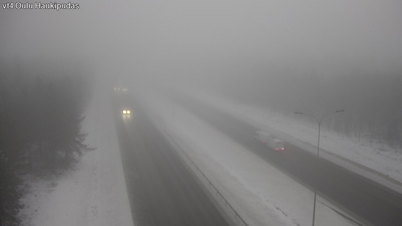 Weather Camera Image Road 4 Oulu, Haukipudas, Oulu, Pohjois-Pohjanmaa