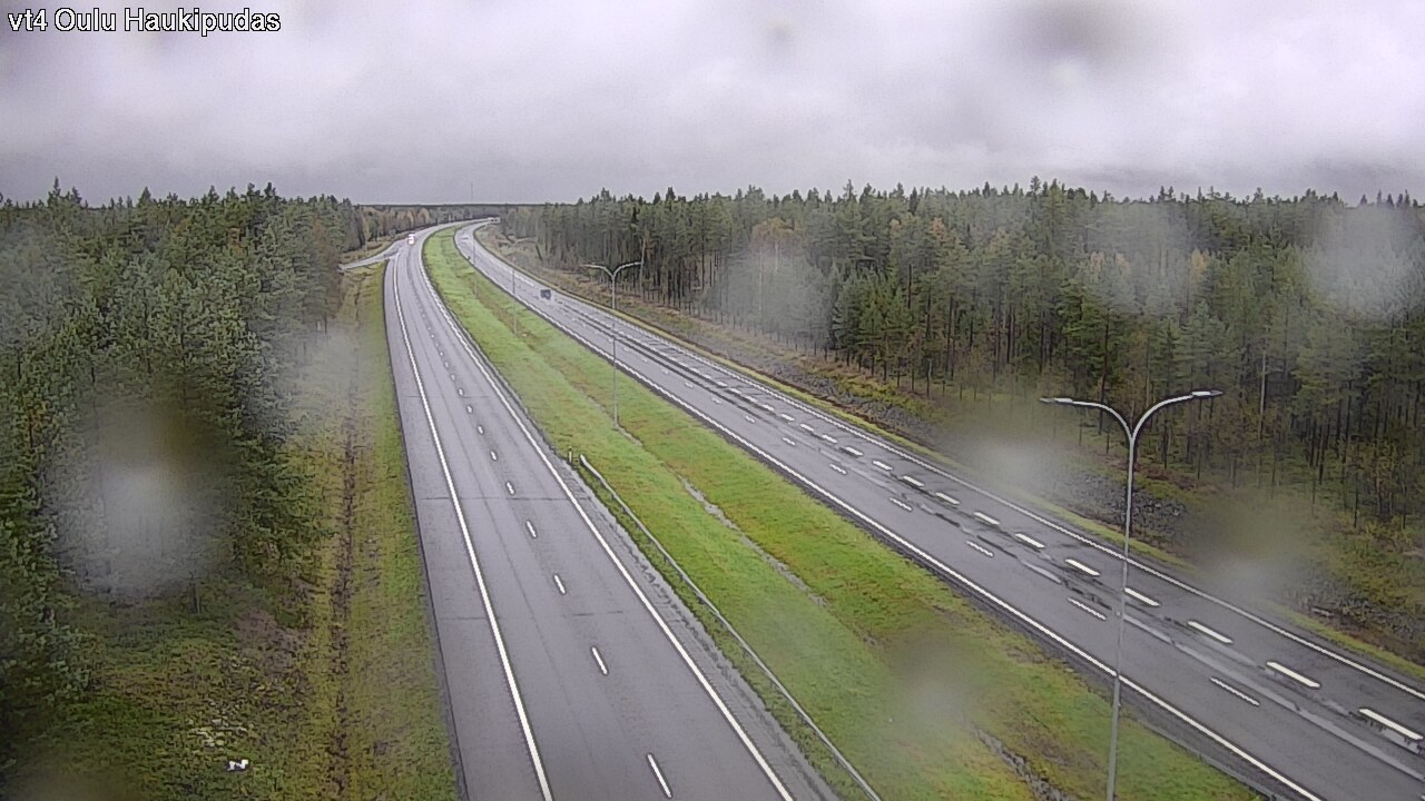 Weather Camera Image Road 4 Oulu, Haukipudas, Oulu, Pohjois-Pohjanmaa