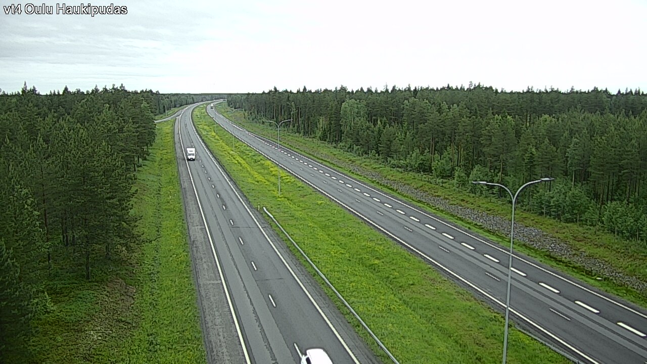 Weather Camera Image Road 4 Oulu, Haukipudas, Oulu, Pohjois-Pohjanmaa