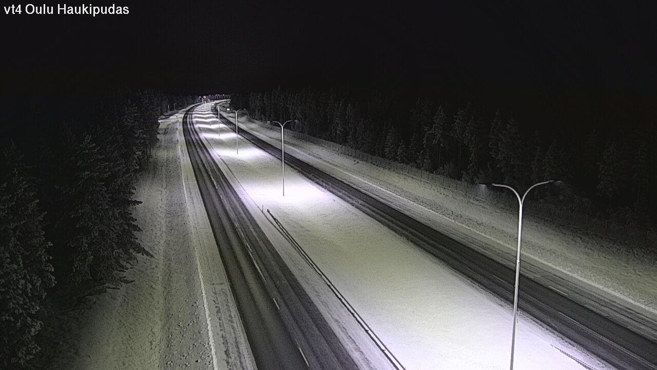 Weather Camera Image Road 4 Oulu, Haukipudas, Oulu, Pohjois-Pohjanmaa