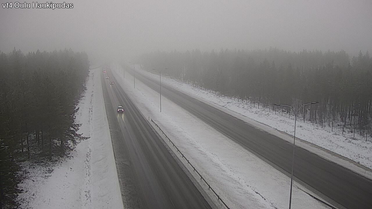 Weather Camera Image Road 4 Oulu, Haukipudas, Oulu, Pohjois-Pohjanmaa