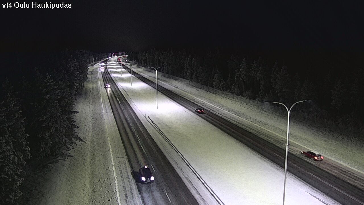 Weather Camera Image Road 4 Oulu, Haukipudas, Oulu, Pohjois-Pohjanmaa