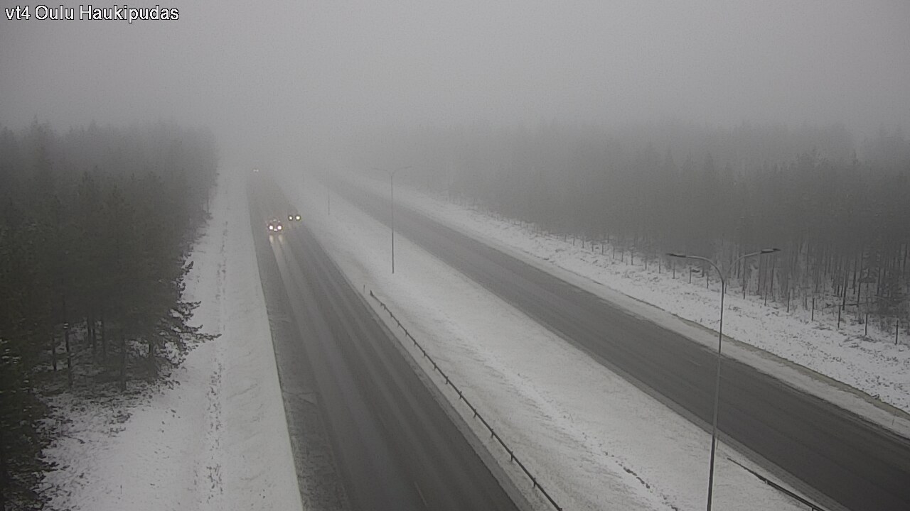 Weather Camera Image Road 4 Oulu, Haukipudas, Oulu, Pohjois-Pohjanmaa