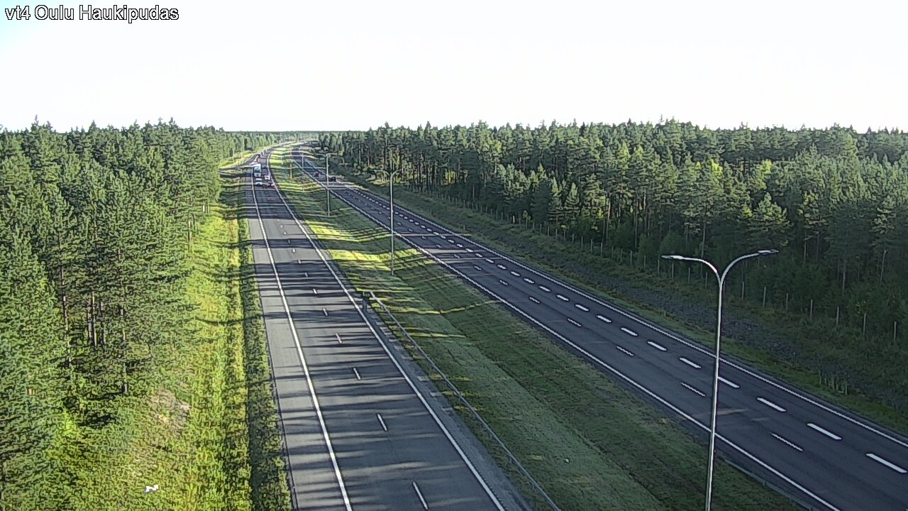 Weather Camera Image Road 4 Oulu, Haukipudas, Oulu, Pohjois-Pohjanmaa