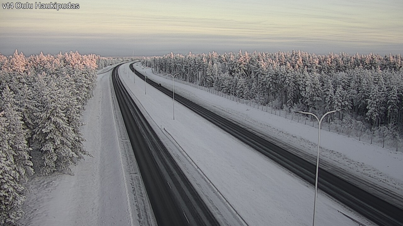 Weather Camera Image Road 4 Oulu, Haukipudas, Oulu, Pohjois-Pohjanmaa