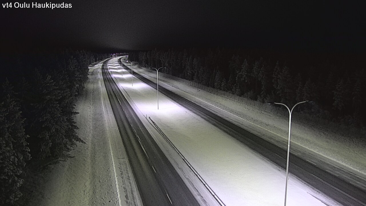 Weather Camera Image Road 4 Oulu, Haukipudas, Oulu, Pohjois-Pohjanmaa