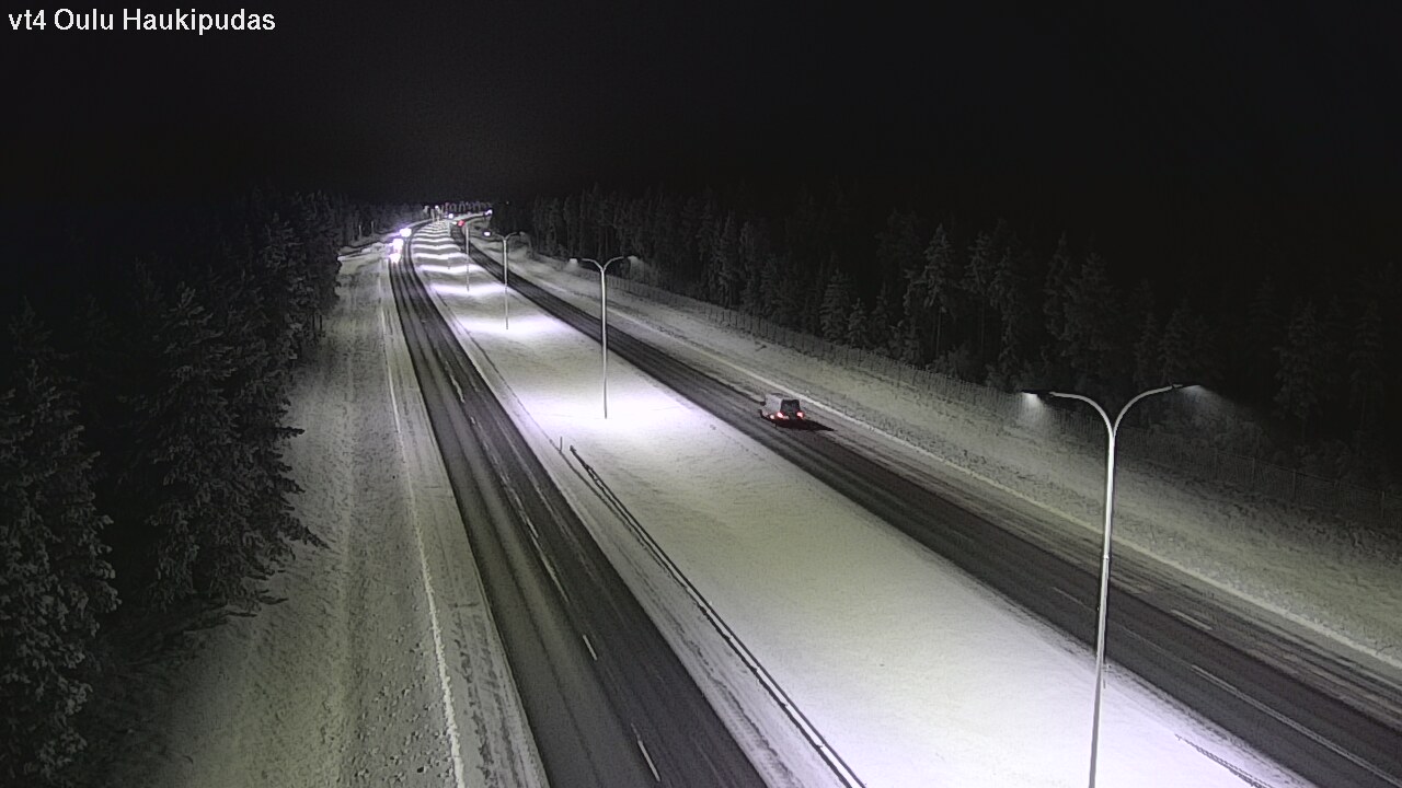 Weather Camera Image Road 4 Oulu, Haukipudas, Oulu, Pohjois-Pohjanmaa