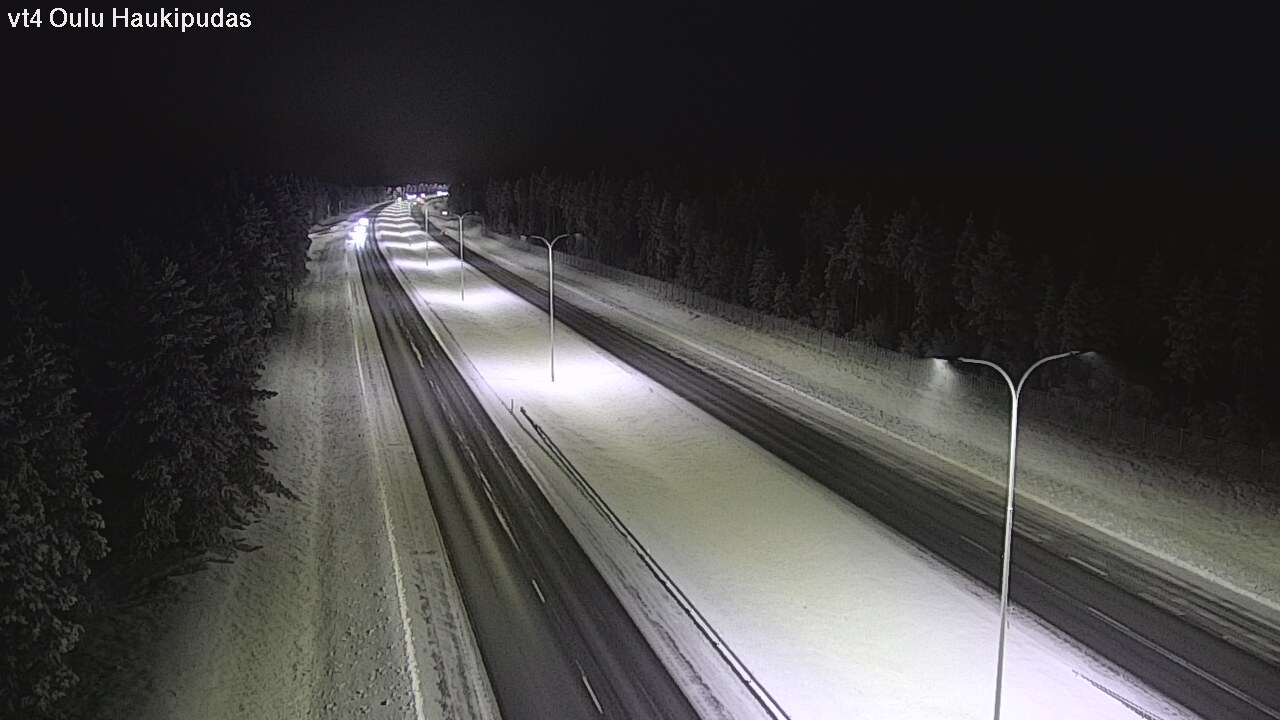 Weather Camera Image Road 4 Oulu, Haukipudas, Oulu, Pohjois-Pohjanmaa