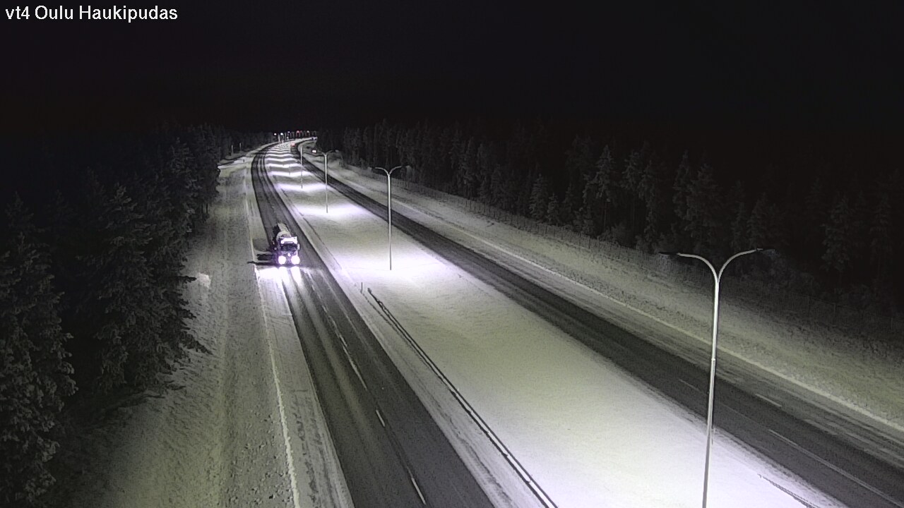 Weather Camera Image Road 4 Oulu, Haukipudas, Oulu, Pohjois-Pohjanmaa
