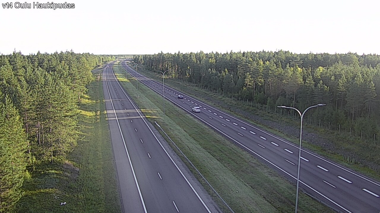 Weather Camera Image Road 4 Oulu, Haukipudas, Oulu, Pohjois-Pohjanmaa
