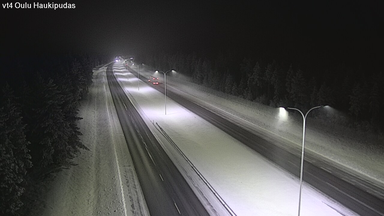 Weather Camera Image Road 4 Oulu, Haukipudas, Oulu, Pohjois-Pohjanmaa