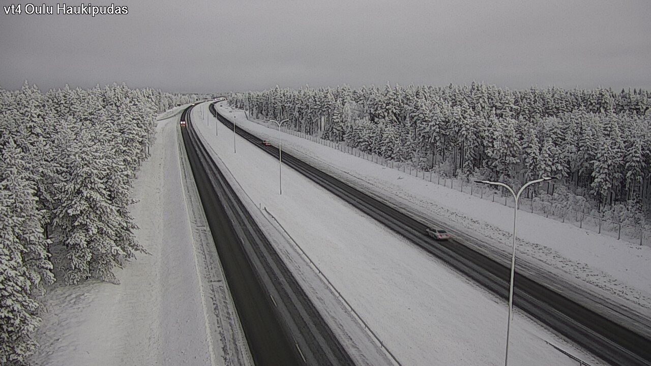 Weather Camera Image Road 4 Oulu, Haukipudas, Oulu, Pohjois-Pohjanmaa
