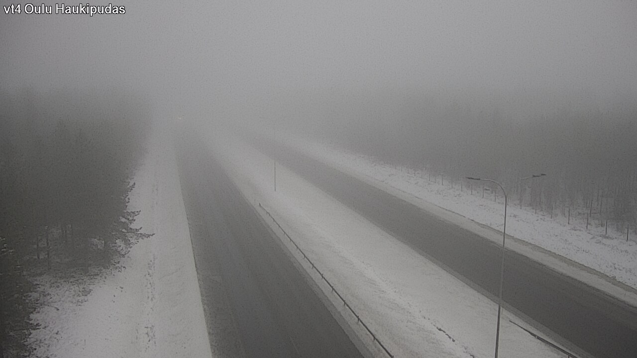 Weather Camera Image Road 4 Oulu, Haukipudas, Oulu, Pohjois-Pohjanmaa