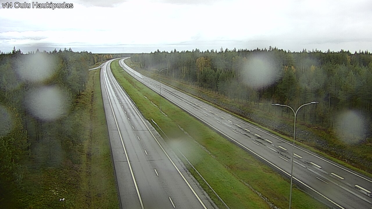Weather Camera Image Väg 4 Oleåborg, Haukipudas, Oulu, Pohjois-Pohjanmaa