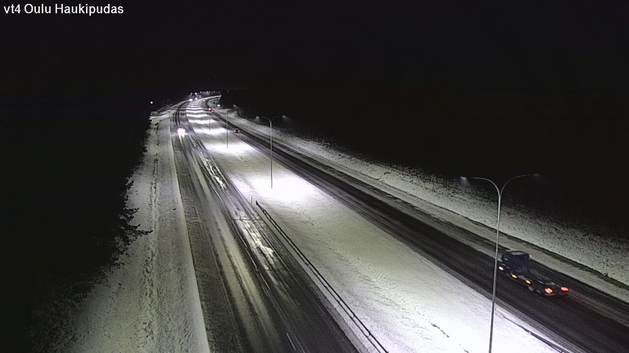 Weather Camera Image Road 4 Oulu, Haukipudas, Oulu, Pohjois-Pohjanmaa