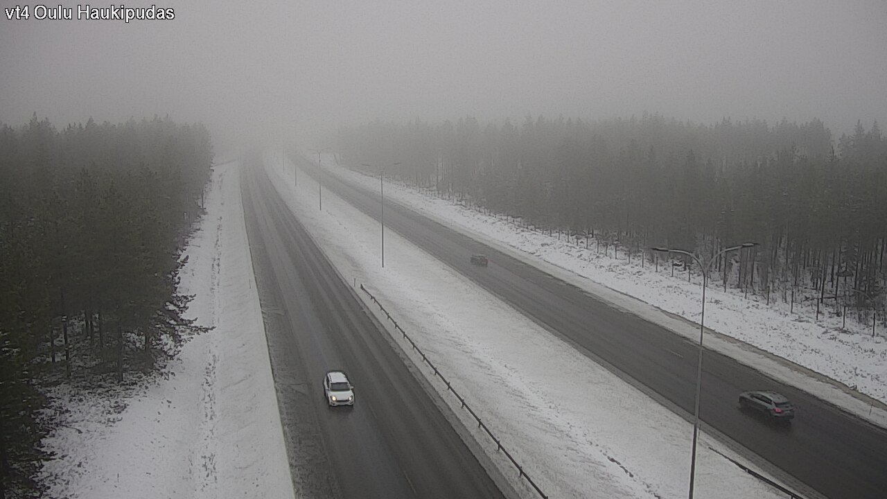 Weather Camera Image Road 4 Oulu, Haukipudas, Oulu, Pohjois-Pohjanmaa
