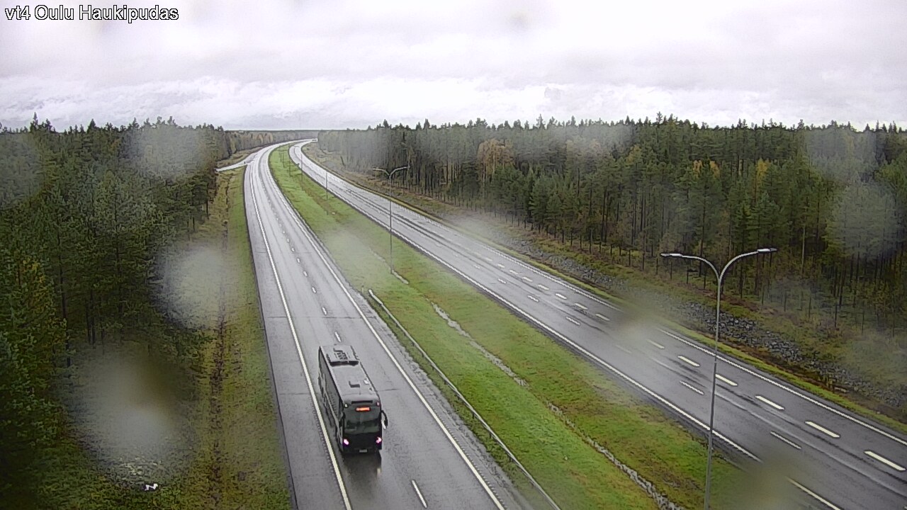 Weather Camera Image Road 4 Oulu, Haukipudas, Oulu, Pohjois-Pohjanmaa