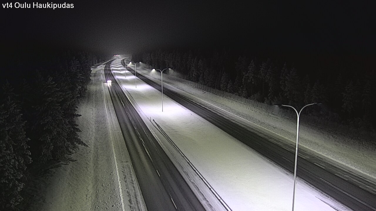 Weather Camera Image Road 4 Oulu, Haukipudas, Oulu, Pohjois-Pohjanmaa