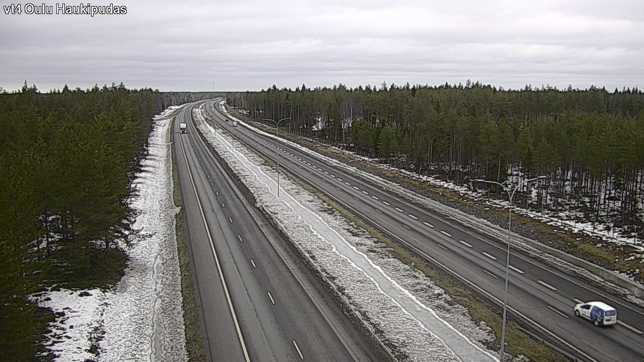 Weather Camera Image Road 4 Oulu, Haukipudas, Oulu, Pohjois-Pohjanmaa