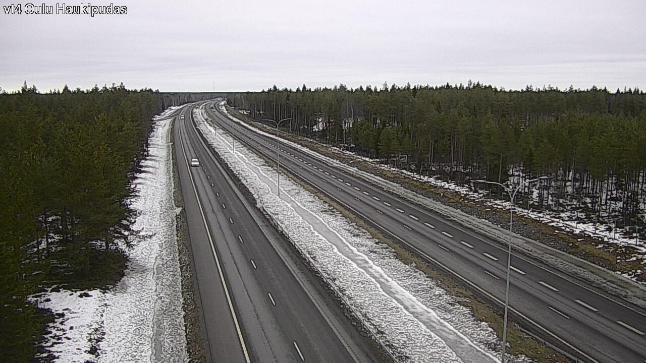 Weather Camera Image Road 4 Oulu, Haukipudas, Oulu, Pohjois-Pohjanmaa