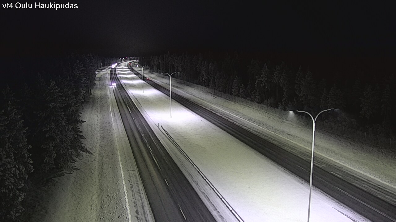 Weather Camera Image Road 4 Oulu, Haukipudas, Oulu, Pohjois-Pohjanmaa