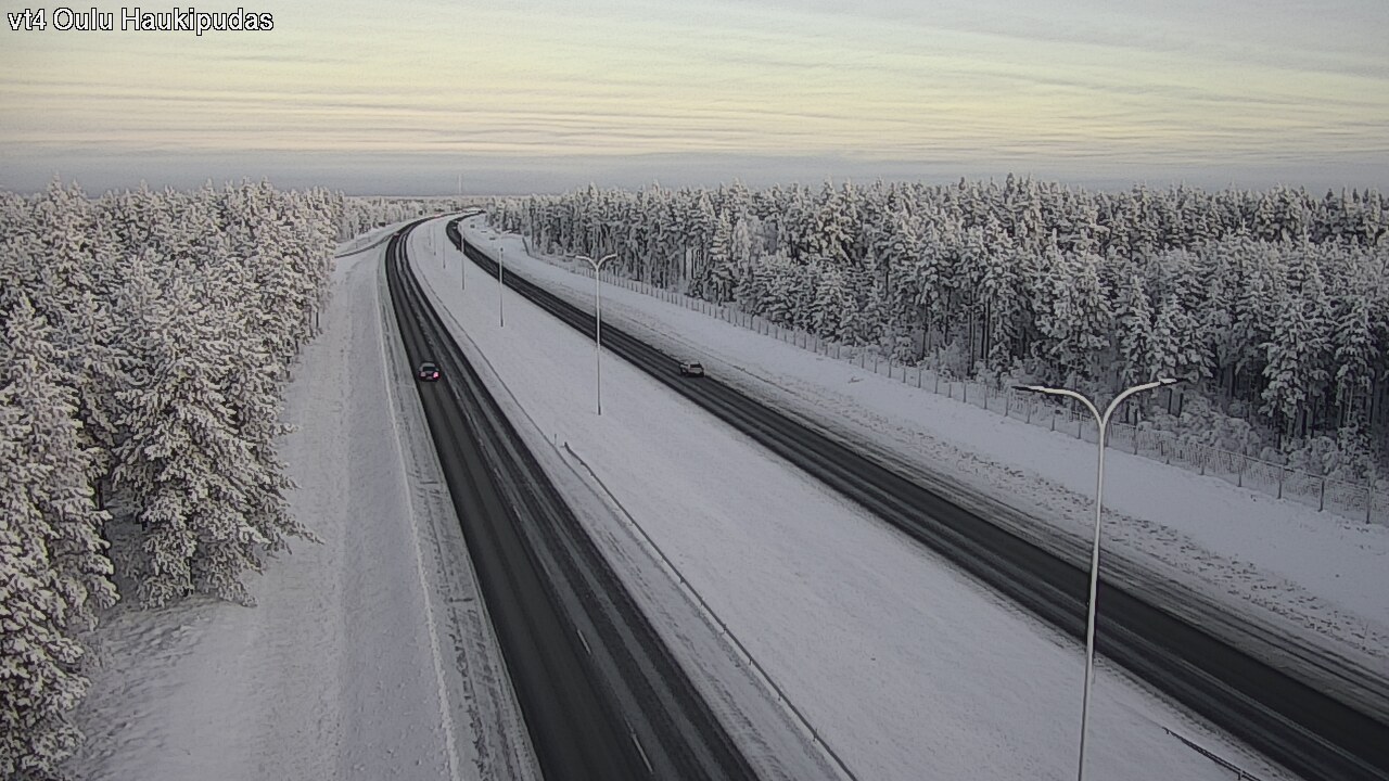 Weather Camera Image Road 4 Oulu, Haukipudas, Oulu, Pohjois-Pohjanmaa