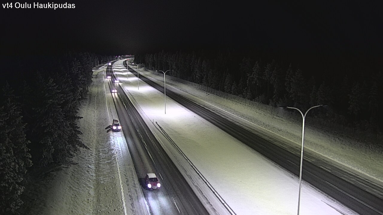 Weather Camera Image Road 4 Oulu, Haukipudas, Oulu, Pohjois-Pohjanmaa
