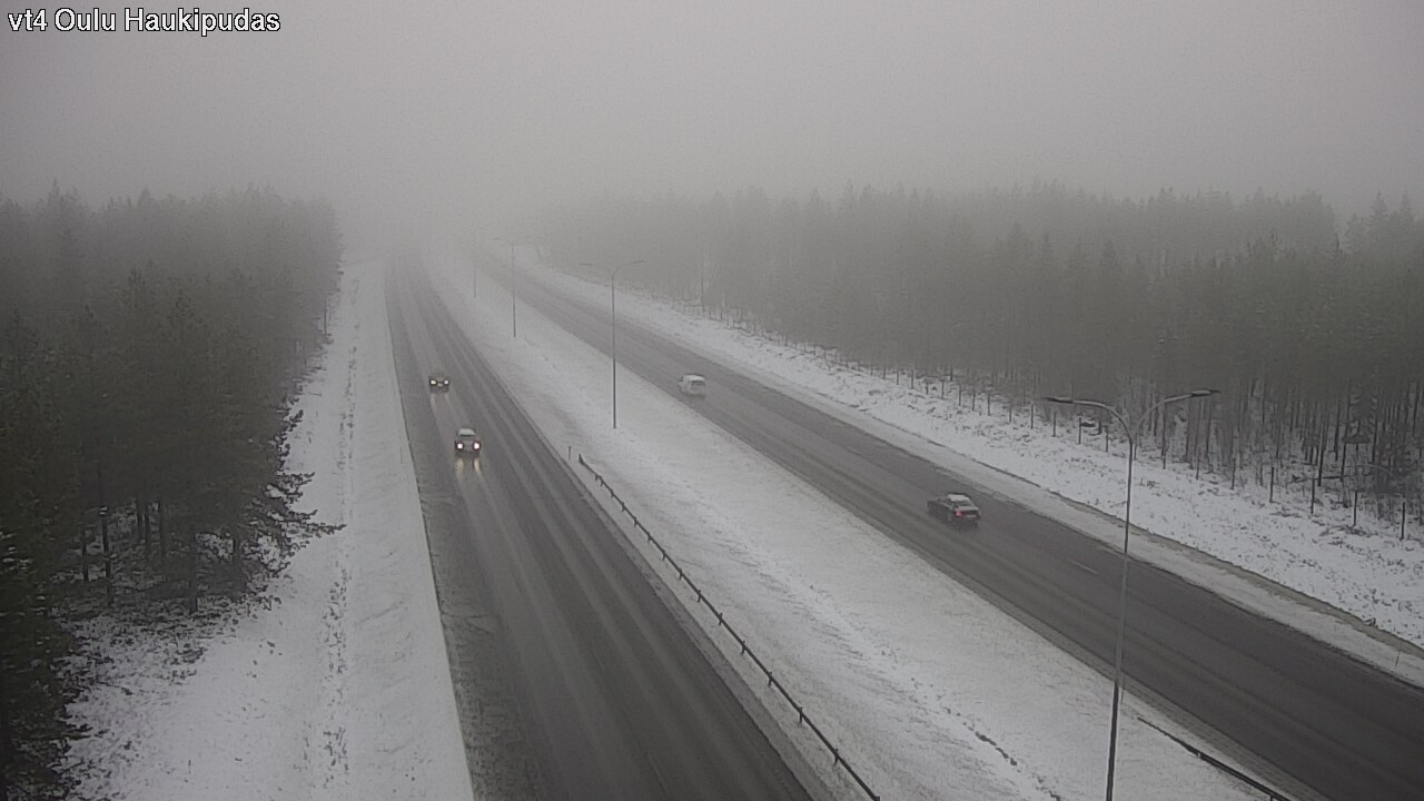 Weather Camera Image Road 4 Oulu, Haukipudas, Oulu, Pohjois-Pohjanmaa
