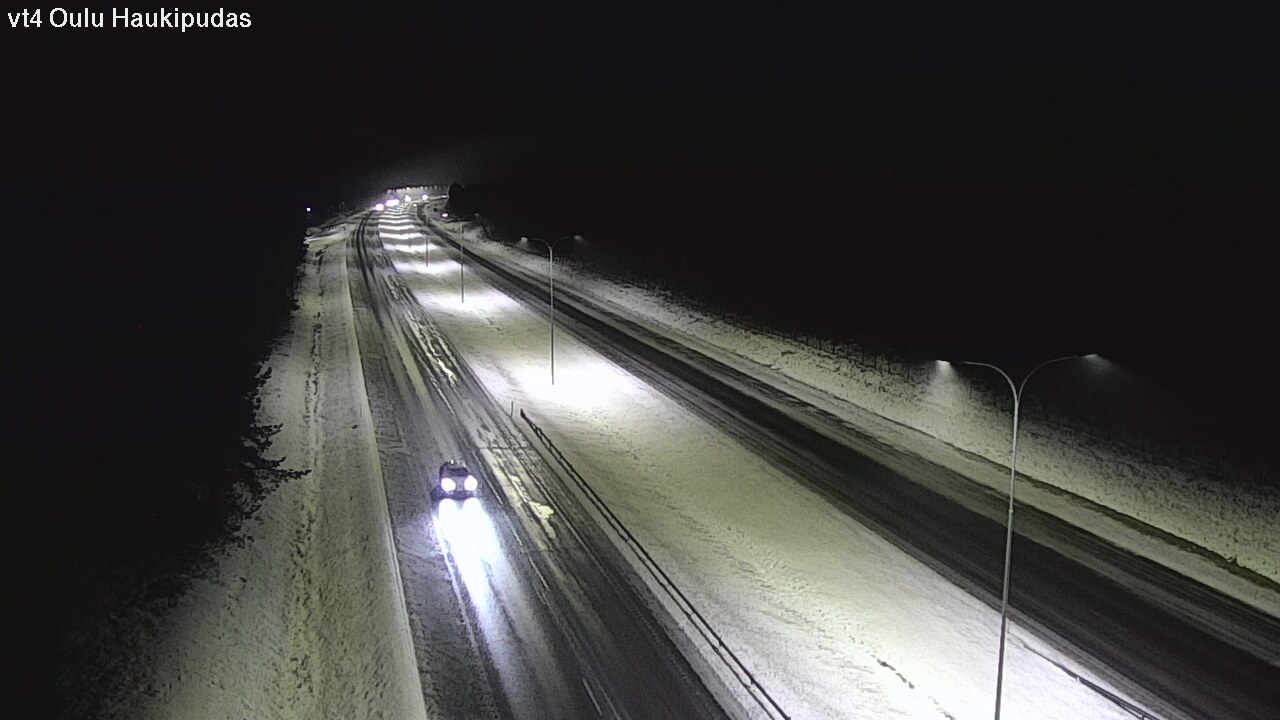 Weather Camera Image Road 4 Oulu, Haukipudas, Oulu, Pohjois-Pohjanmaa