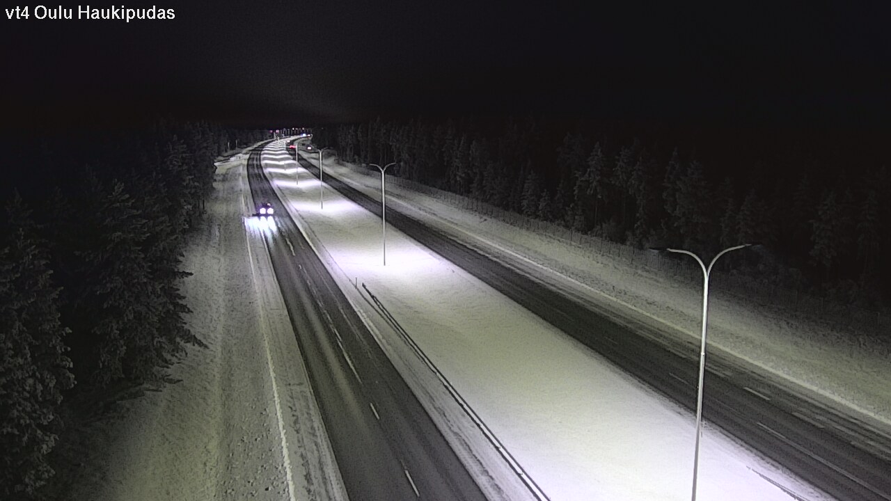 Weather Camera Image Road 4 Oulu, Haukipudas, Oulu, Pohjois-Pohjanmaa