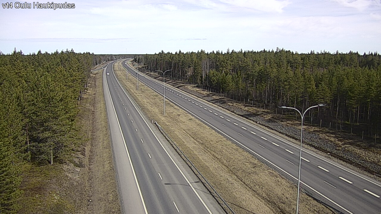 Kelikamerat Kuva Tie 4 Oulu, Haukipudas, Oulu, Pohjois-Pohjanmaa