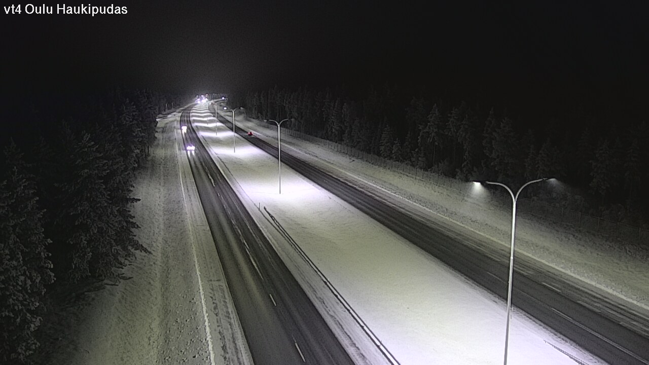 Weather Camera Image Road 4 Oulu, Haukipudas, Oulu, Pohjois-Pohjanmaa