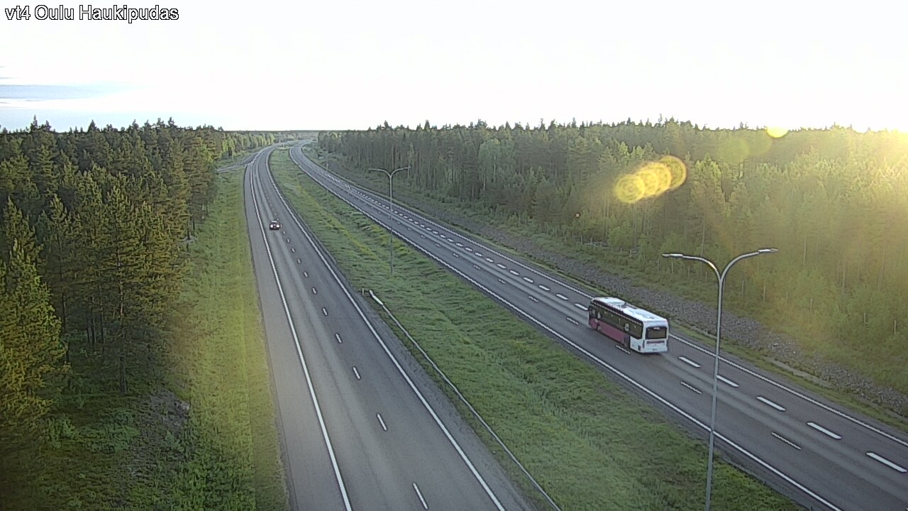 Weather Camera Image Road 4 Oulu, Haukipudas, Oulu, Pohjois-Pohjanmaa