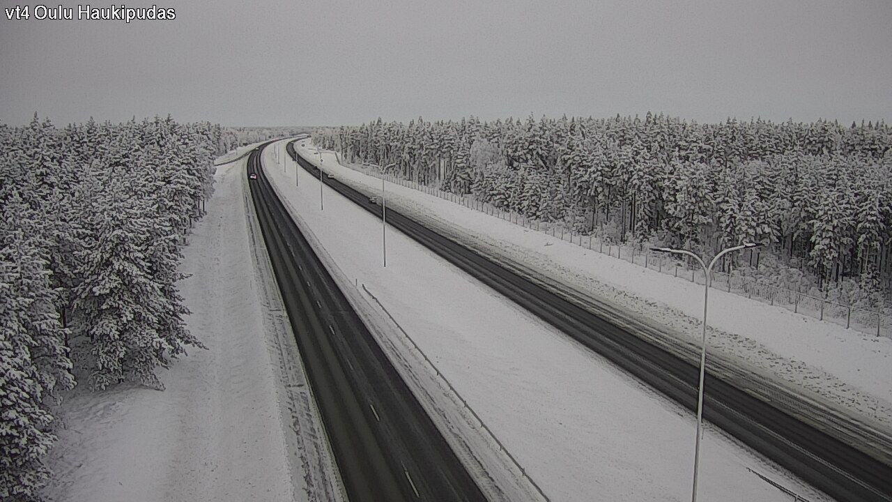 Weather Camera Image Road 4 Oulu, Haukipudas, Oulu, Pohjois-Pohjanmaa