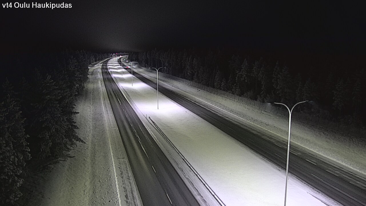 Weather Camera Image Road 4 Oulu, Haukipudas, Oulu, Pohjois-Pohjanmaa