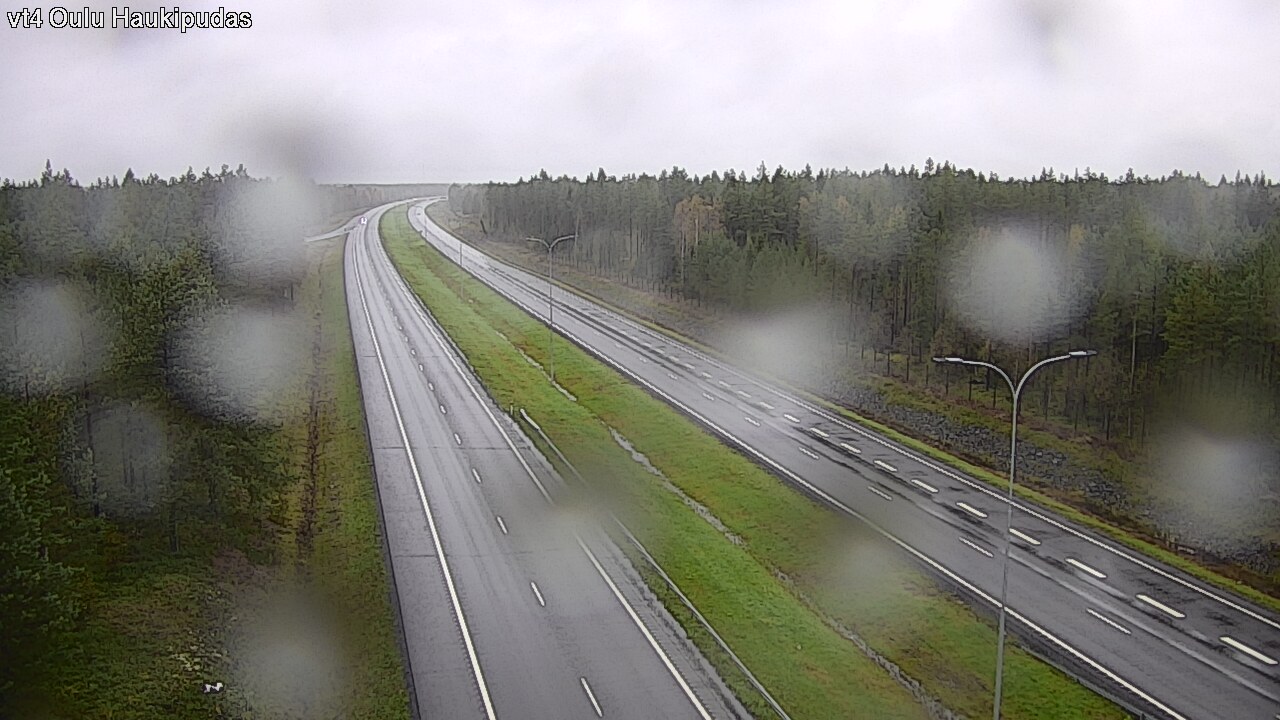 Weather Camera Image Road 4 Oulu, Haukipudas, Oulu, Pohjois-Pohjanmaa
