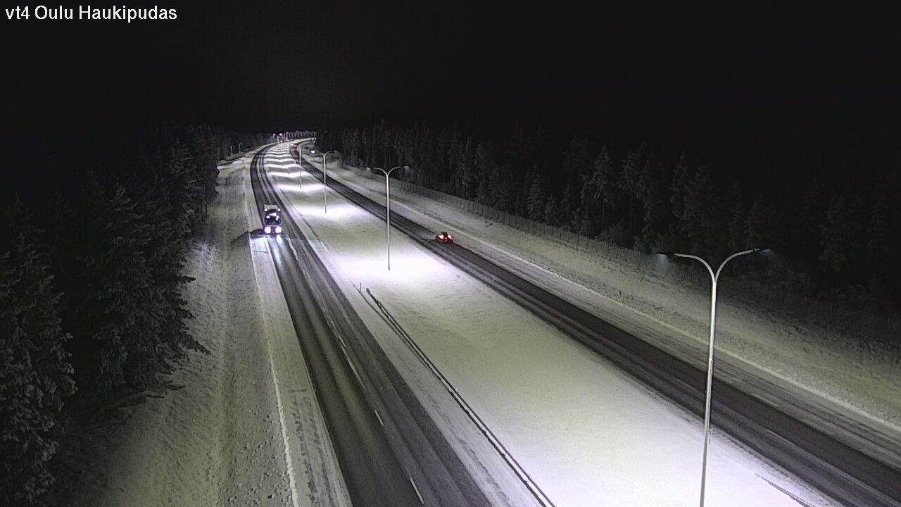 Weather Camera Image Road 4 Oulu, Haukipudas, Oulu, Pohjois-Pohjanmaa