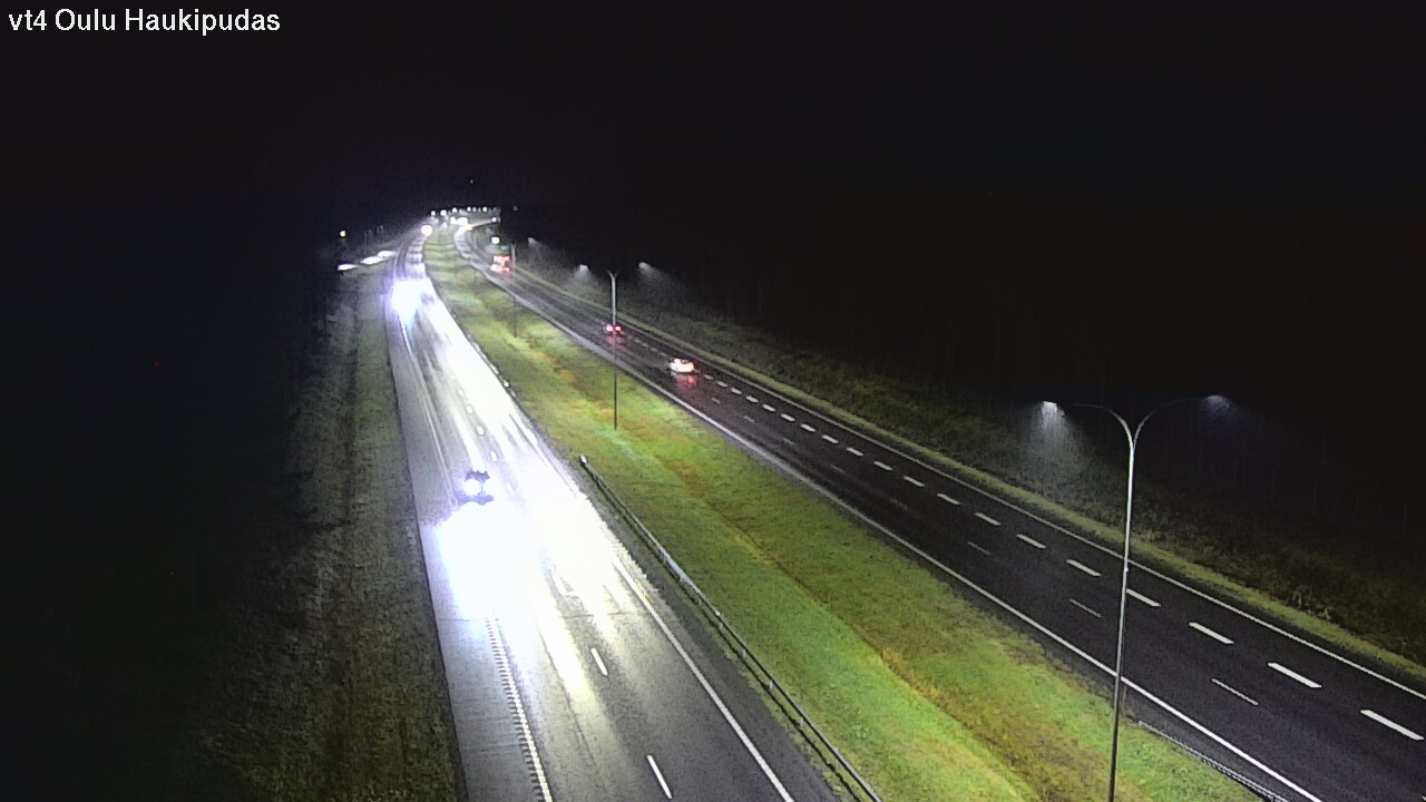 Weather Camera Image Väg 4 Oleåborg, Haukipudas, Oulu, Pohjois-Pohjanmaa