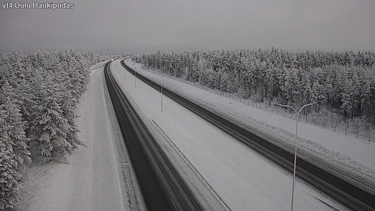 Weather Camera Image Road 4 Oulu, Haukipudas, Oulu, Pohjois-Pohjanmaa