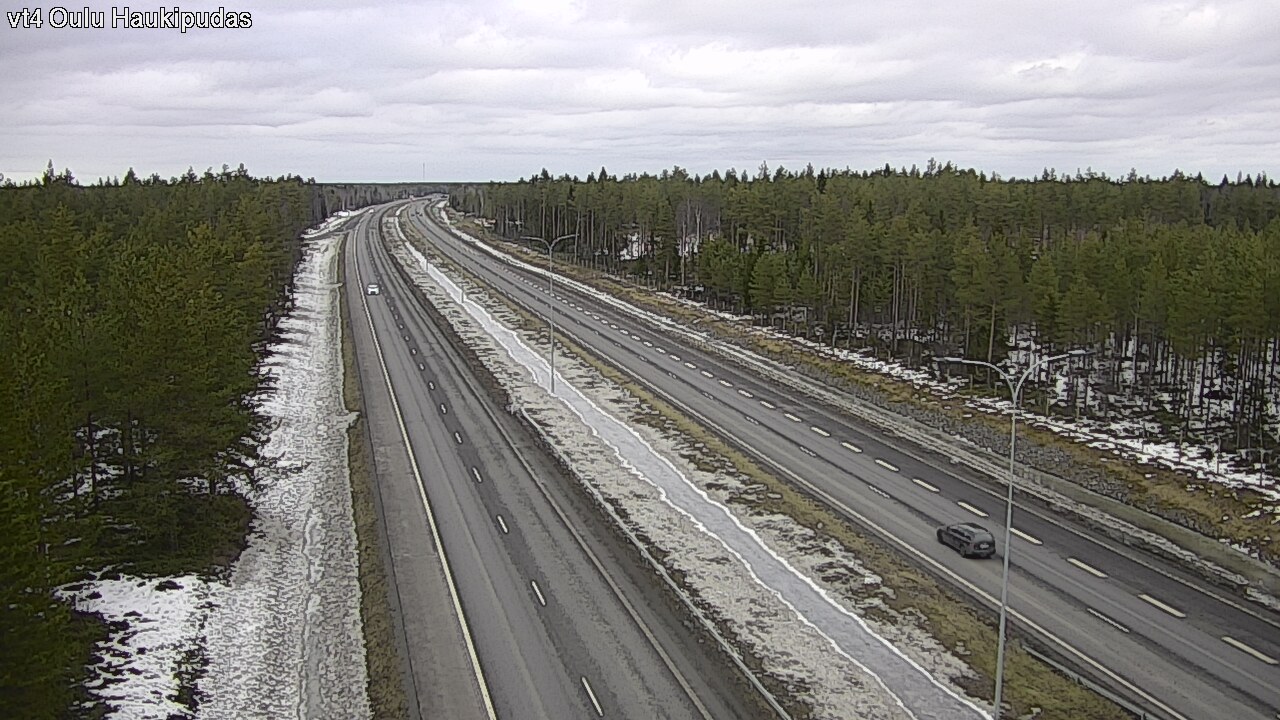 Weather Camera Image Road 4 Oulu, Haukipudas, Oulu, Pohjois-Pohjanmaa