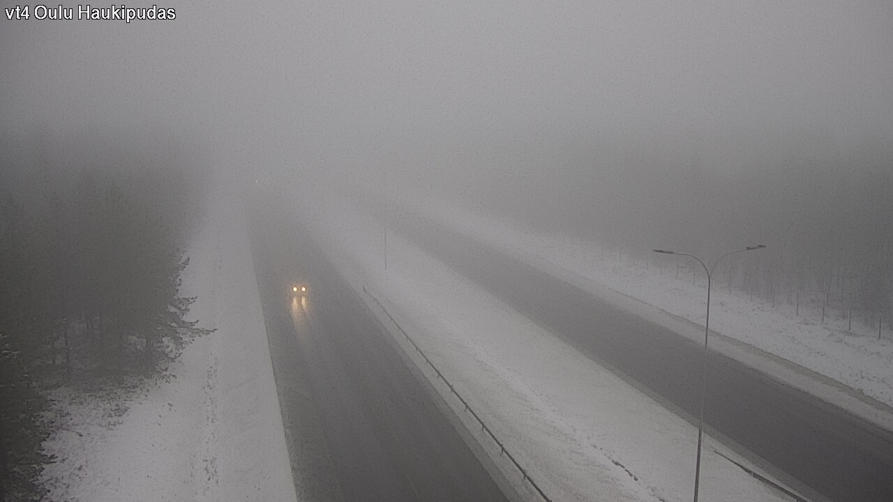 Weather Camera Image Road 4 Oulu, Haukipudas, Oulu, Pohjois-Pohjanmaa