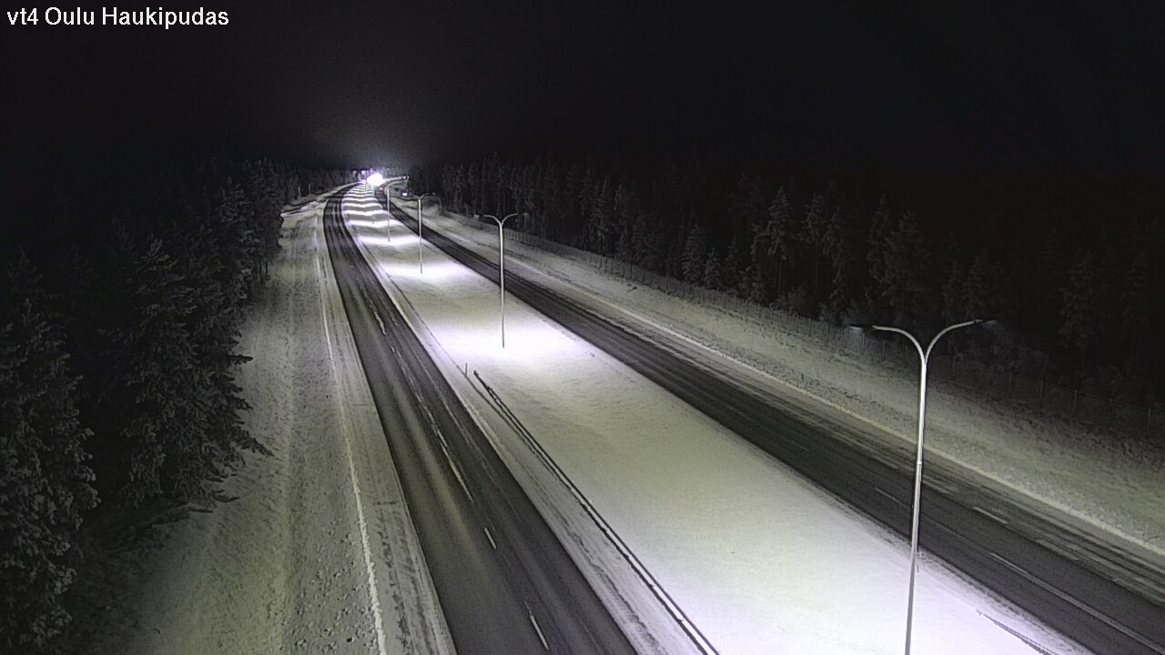 Weather Camera Image Road 4 Oulu, Haukipudas, Oulu, Pohjois-Pohjanmaa