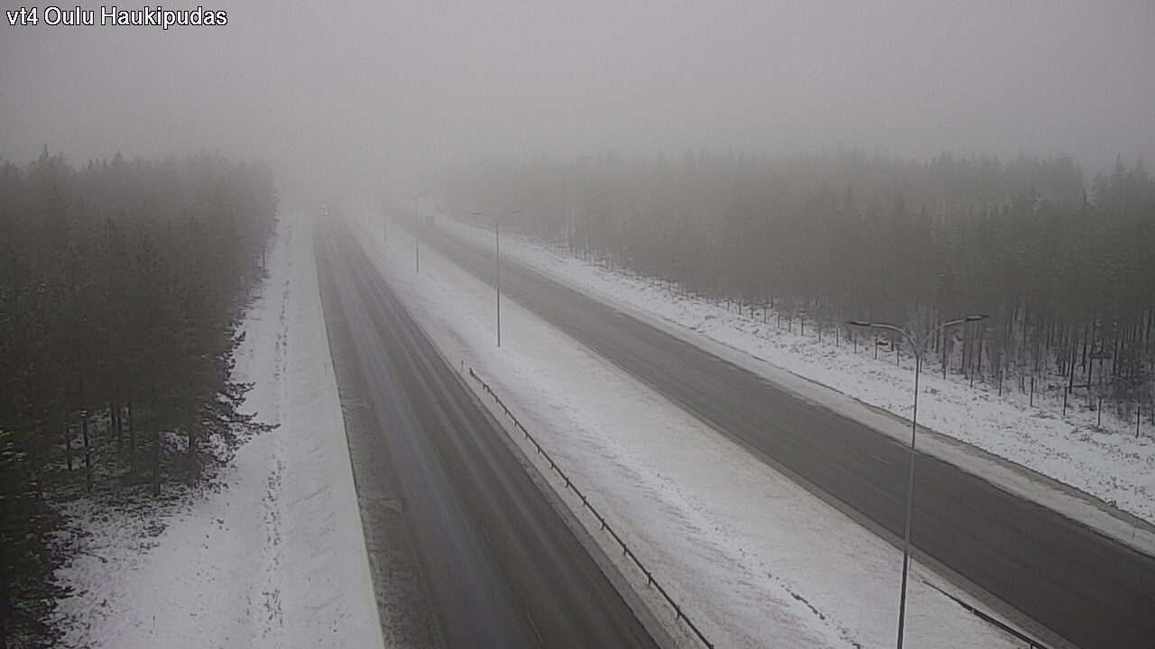 Weather Camera Image Road 4 Oulu, Haukipudas, Oulu, Pohjois-Pohjanmaa