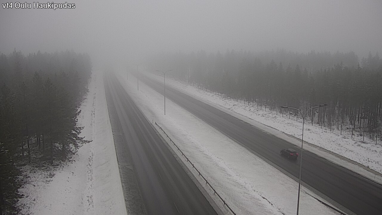 Weather Camera Image Road 4 Oulu, Haukipudas, Oulu, Pohjois-Pohjanmaa